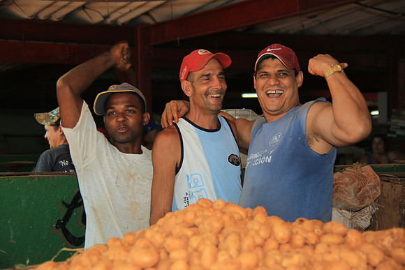 Vendors at Vegetable Market