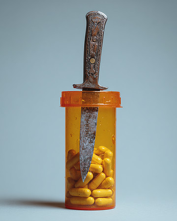 2026-04-05 AI2 - Puncture the top of a pill bottle with a knife