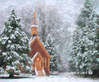 CRE 0408 - Yosemite Chapel Impasto