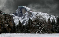 2019-10-1483M - Half Dome Under Stormy Skies