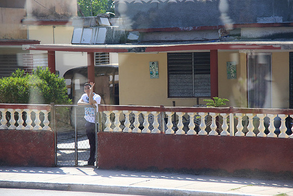 Elian Gonzalez at his home in Cardenas
