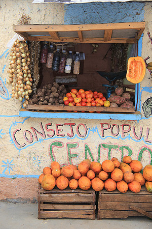 Fruit Stand in Trinidad
