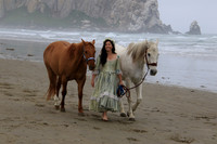 The Lady with Two Horses