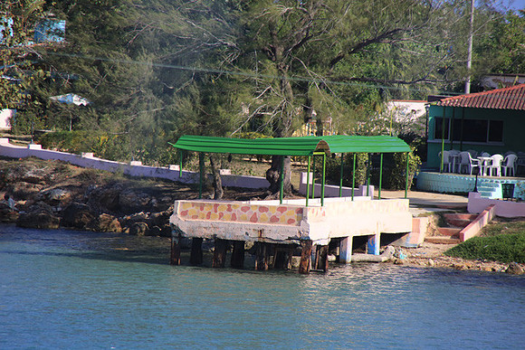Dock where many Cubans left for USA