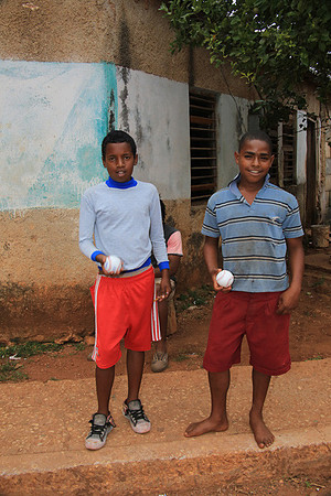 Showing their new Baseballs