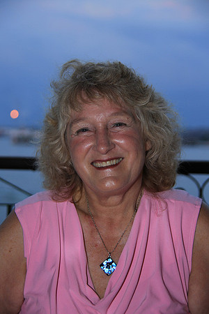 Barbara at Farewell Dinner at Sundown