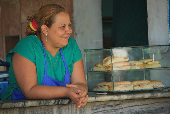 Vendor at Vegetable Market
