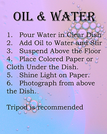 Directions - Oil and Water
