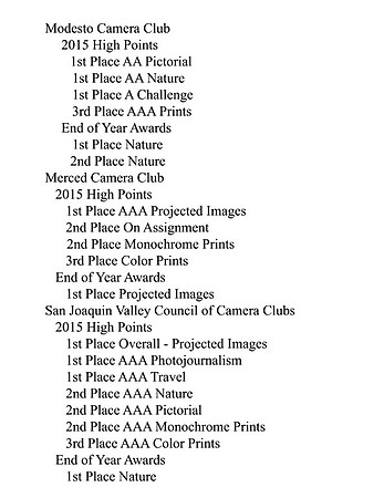 2015-12-05 - Most Recent Accomplishment